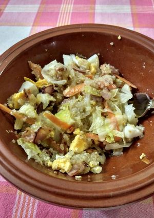 Una foto de Ensalada tibia de quinoa