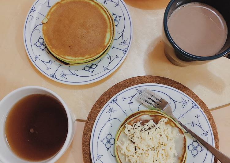 Simple Pandan Pancake