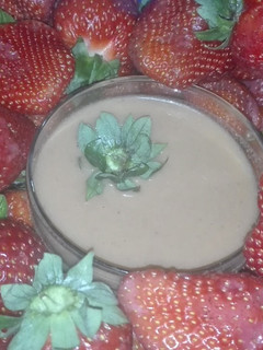 Una foto de Gazpacho con fresas