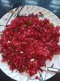 Beetroot sabudana khichdi