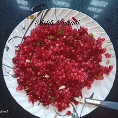 A picture of Beetroot sabudana khichdi.