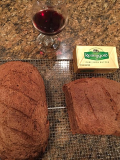 A picture of German Dark Rye Bread.