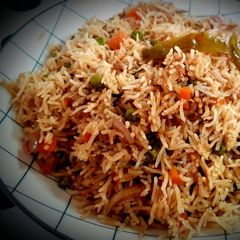 A picture of Peas Carrot Pulav.