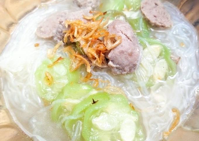 Cara Gampang Membuat Sayur Oyong Bakso Anti Gagal