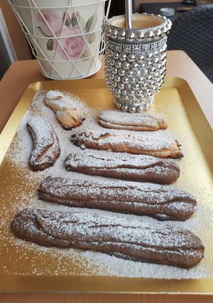 A picture of Churro-Shaped Cookies for My Son-in-Law 😉.