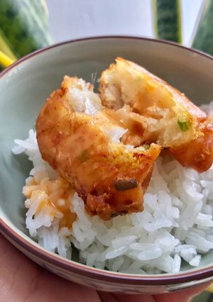 Hình của món Cá cơm chiên bột.