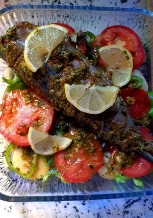 صورة لوصفة حوتة في الفرن (سمكة)