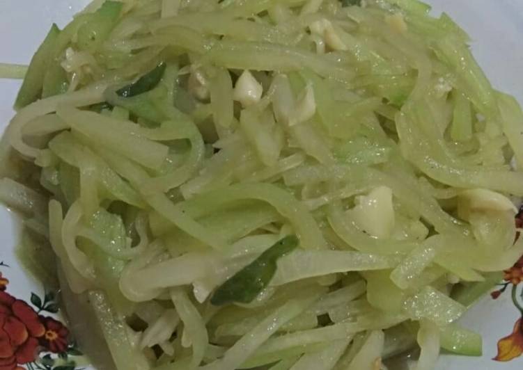 Bahan meracik Tumis labu siam Anti Gagal