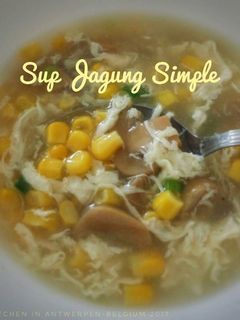 Foto resep Sup Jagung Simple