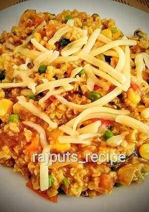 A picture of Masala oats.
