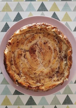 Una foto de Tarta de manzana en olla GM