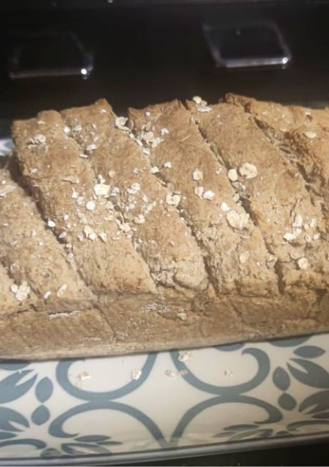 Una foto de Pan integral de avena y espelta