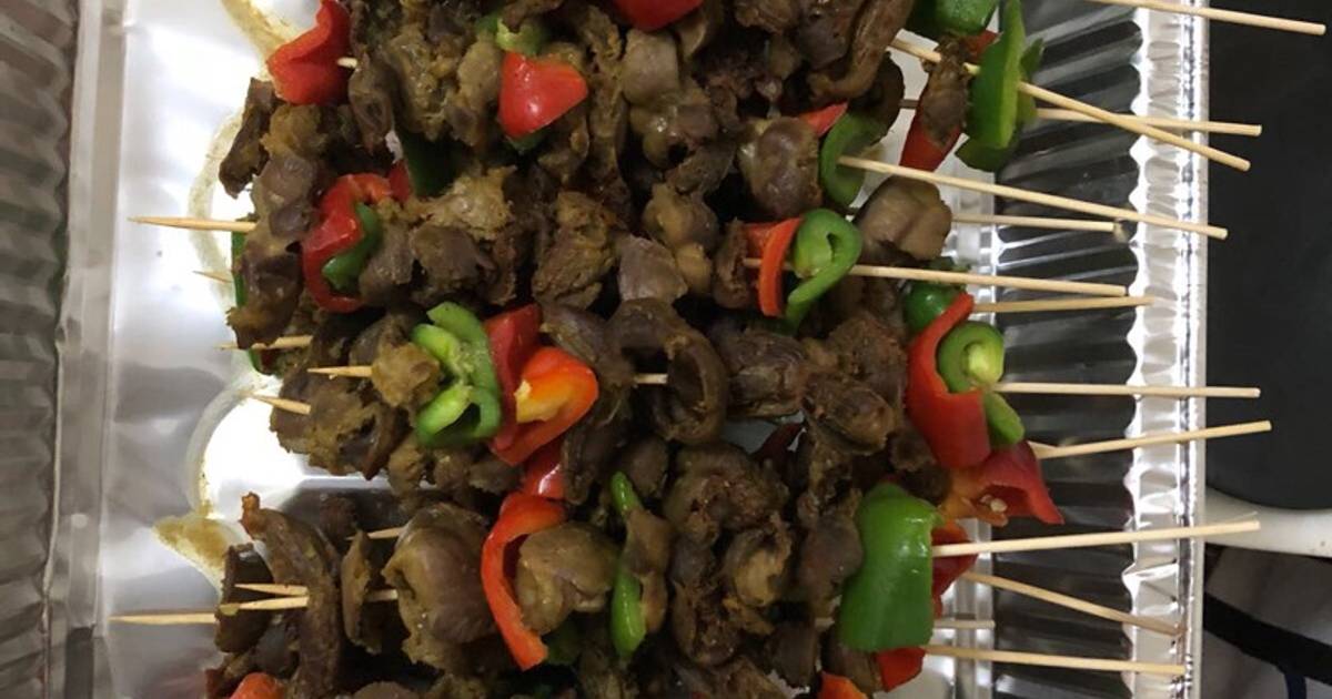 Gizzard kebabs Recipe by Kudi Ratu - Cookpad