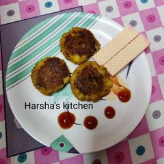 A picture of Potato cutlet.