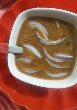 A picture of Moong dal tadka.