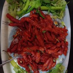 A picture of Spicy Chilli Potato.