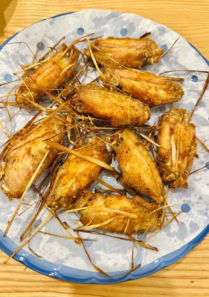 Hình của món Cánh Gà Chiên Giòn Không Cần Lăn Bột Trước.