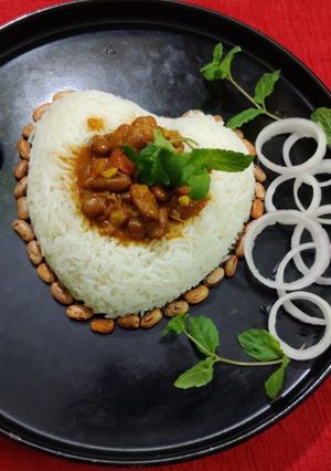 राजमा चावल रेसिपी मुख्य फोटो