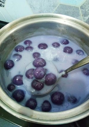 Foto resep Bubur Candil Ubi Ungu wangiii