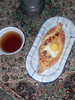 عکسی از دستور پیده تخم مرغ و قارچ