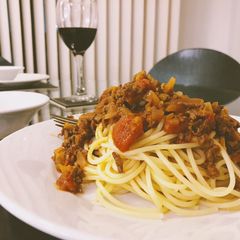 A picture of Easy and simple Bolognese.