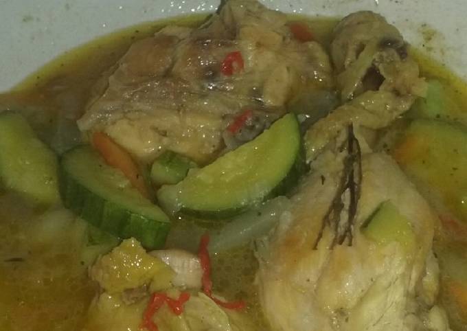 Pollo sudado con verdura Receta de Karen- Cookpad