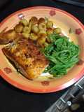 Salmón con albahaca al sartén