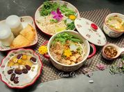 A picture of ham hocks and rice