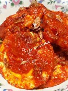 Foto resep Balado telur ceplok