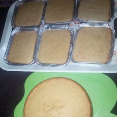 A picture of Vanilla sponge cake.