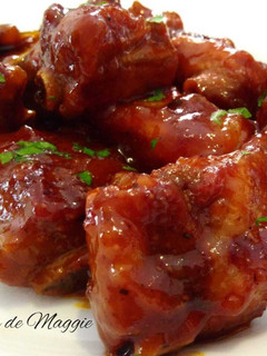 Una foto de Costillas de cerdo agridulces