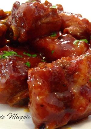 Una foto de Costillas de cerdo agridulces