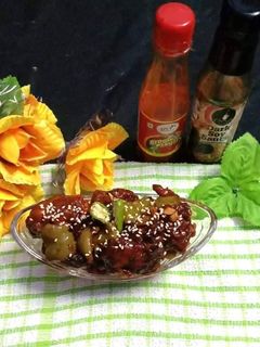 চিলি চিকেন(chilli chicken recipe in Bengali) রেসিপির প্রধান ছবি