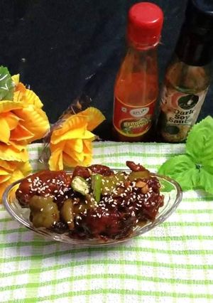 চিলি চিকেন(chilli chicken recipe in Bengali) রেসিপির প্রধান ছবি