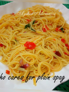 A picture of Plain spag.