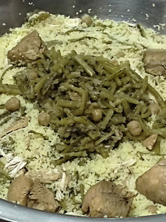 صورة لوصفة كسكس بالدحاج والڨرنينة🤗