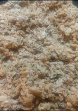 Una foto de Hidratar soja texturizada y darle sabor