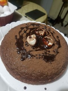 Una foto de Bizcocho de chocolate