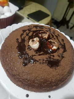 Una foto de Bizcocho de chocolate