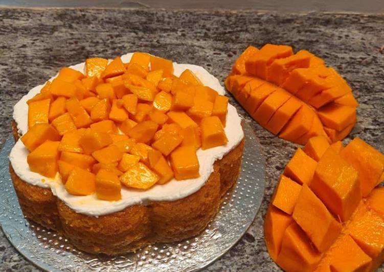 Steps to Prepare Perfect Mango and Mixed Fruit Cake