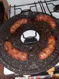 Chorizos en parrigas - choripan