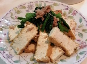 Foto resep Salad tahu horenso
