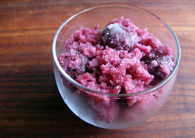 Dark Cherry Granita