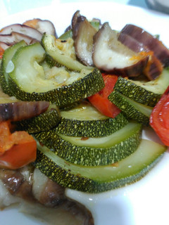 Una foto de Verduras al horno especiadas