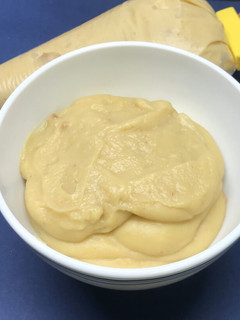 Una foto de Crema pastelera de turrón