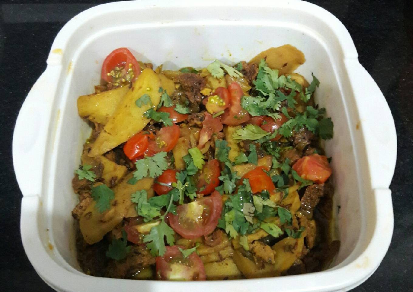 Fried Aloo Wadian