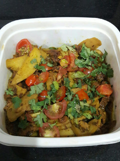 A picture of Fried Aloo Wadian.