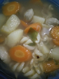 Foto resep Sup Makaroni Sayur Baso