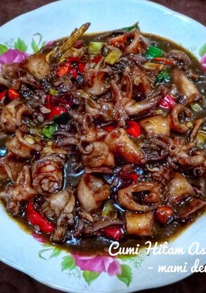 Foto resep Cumi Hitam Asam Manis