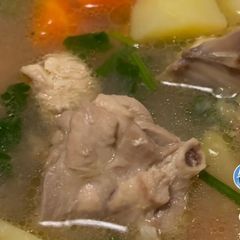 A picture of Chicken soup.